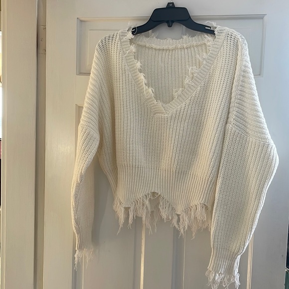 Drop Shoulder Knitted Sweater | Poshmark